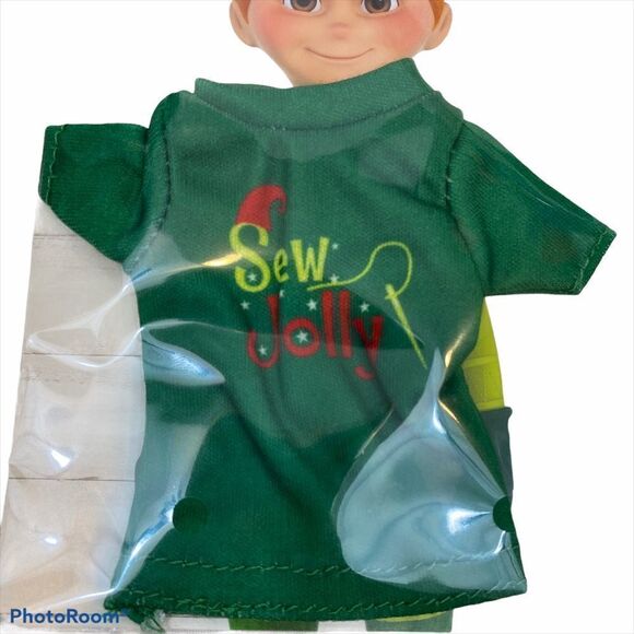BNWT Kids Santa Mask and Elf on‎ The Shelf Shirt - Picture 2 of 6